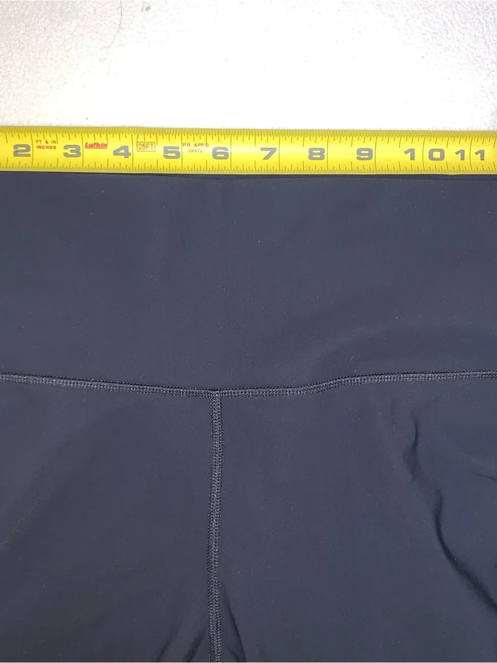 ALO YOGA High Waist Slice Cutout Cropped Leggings Black Airbrush Distressed Sz S